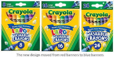 Knowledge Tree  Crayola Binney + Smith Colors of the World Large Ultra  Clean Washable Crayons, 24 Count