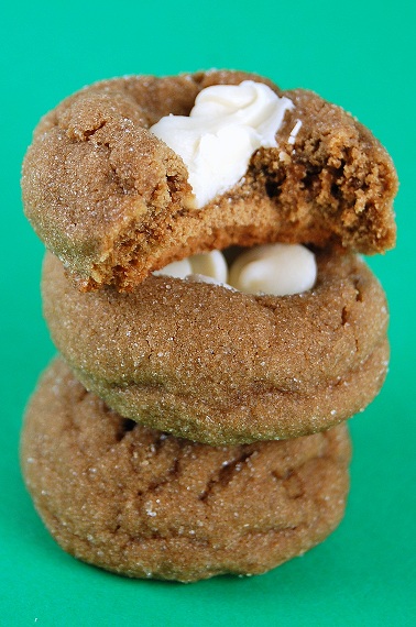 White Chocolate topped Gingerbread Cookies - Cook'n is Fun - Food ...