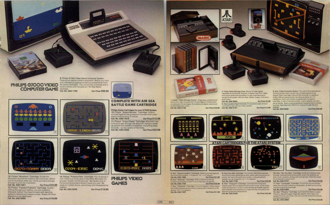 🕹️🎮 The Argos Catalogue & Video Games in the 1970s, 80s & 90s A Trip