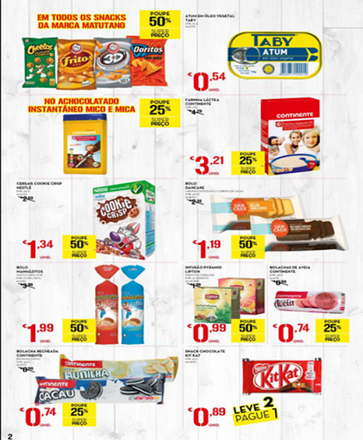 Antevisão folheto Continente especial fim de semana