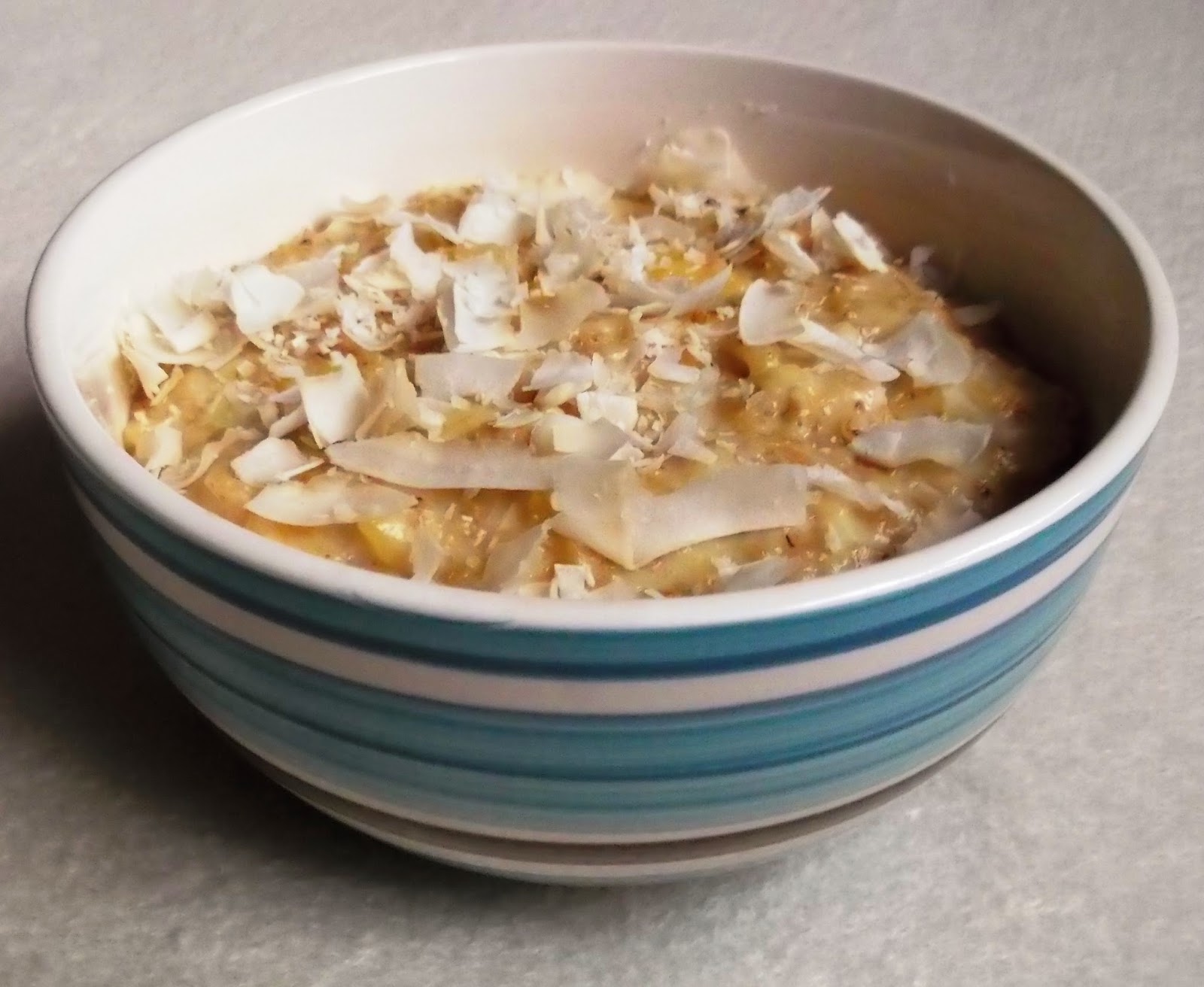 Waniliowy pudding owsiany z kokosem