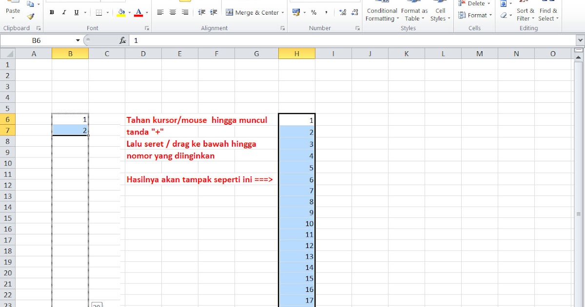 Cara Mudah Membuat Nomor Urut Otomatis Di Tabel Microsoft Word