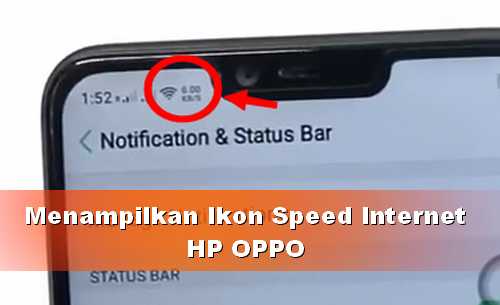 Ikon speed internet di HP OPPO