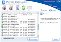 تحميل برنامج حذف البرامج المستعصية من جذورها مجانا Perfect Uninstaller
