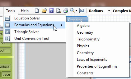 Microsoft Math features