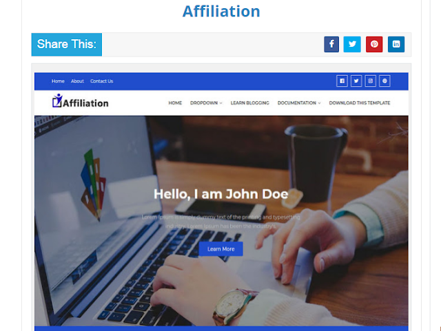 affiliation-blogger templates