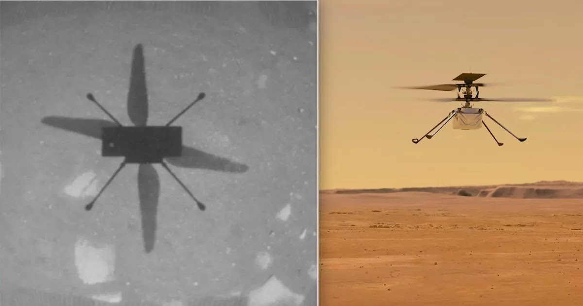 NASA Successfully Flies Helicopter In Mars NASA Successfully Flies Helicopter In Mars