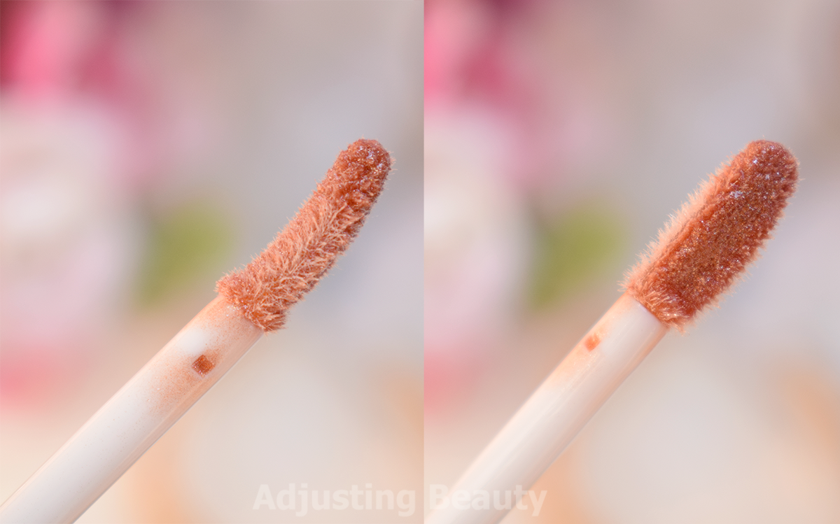 Review Kiko 3D Hydra Lipgloss 18 Golden Sparkle Adjusting Beauty