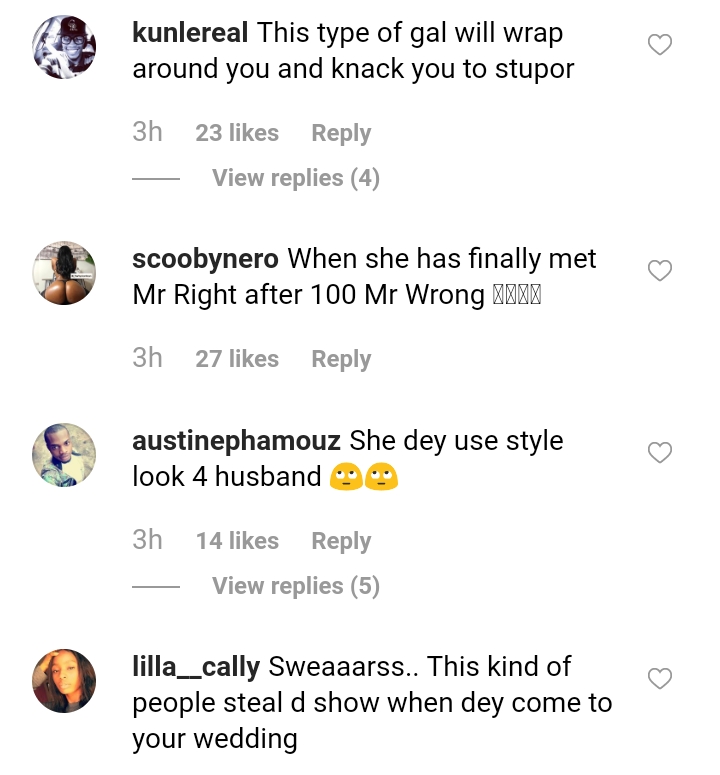 She got applauds from social media uses for what she did.