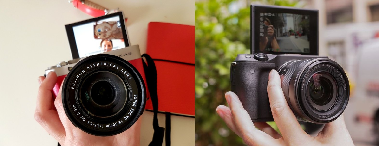 Perbandingan Kamera Fujifilm X-A3 dengan Canon M3