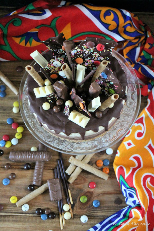 three-chocolates-drip-cake, tarta-tres-chocolates