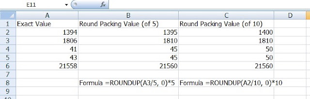 Mr.JingJun: คำนวณค่า Packing Value ด้วย Excel