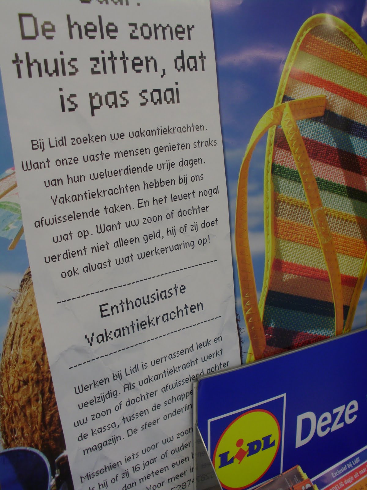 BEIJUMNIEUWS IN DE VAKANTIE GA JE