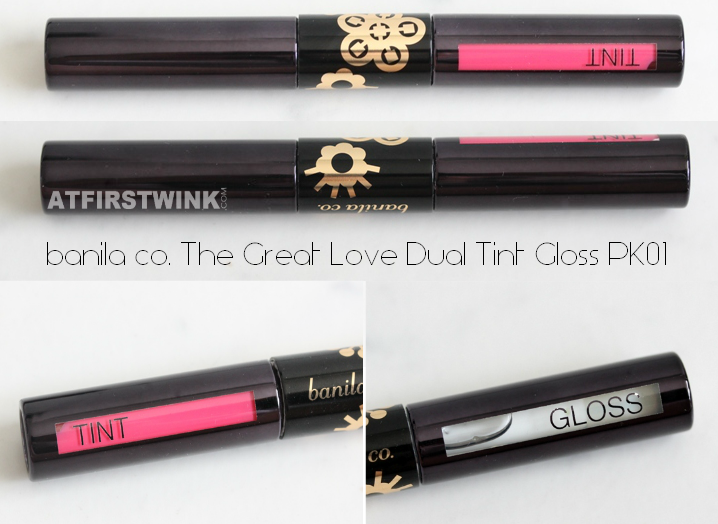 Review: banila co. The Great Love Dual Tint Gloss PK01