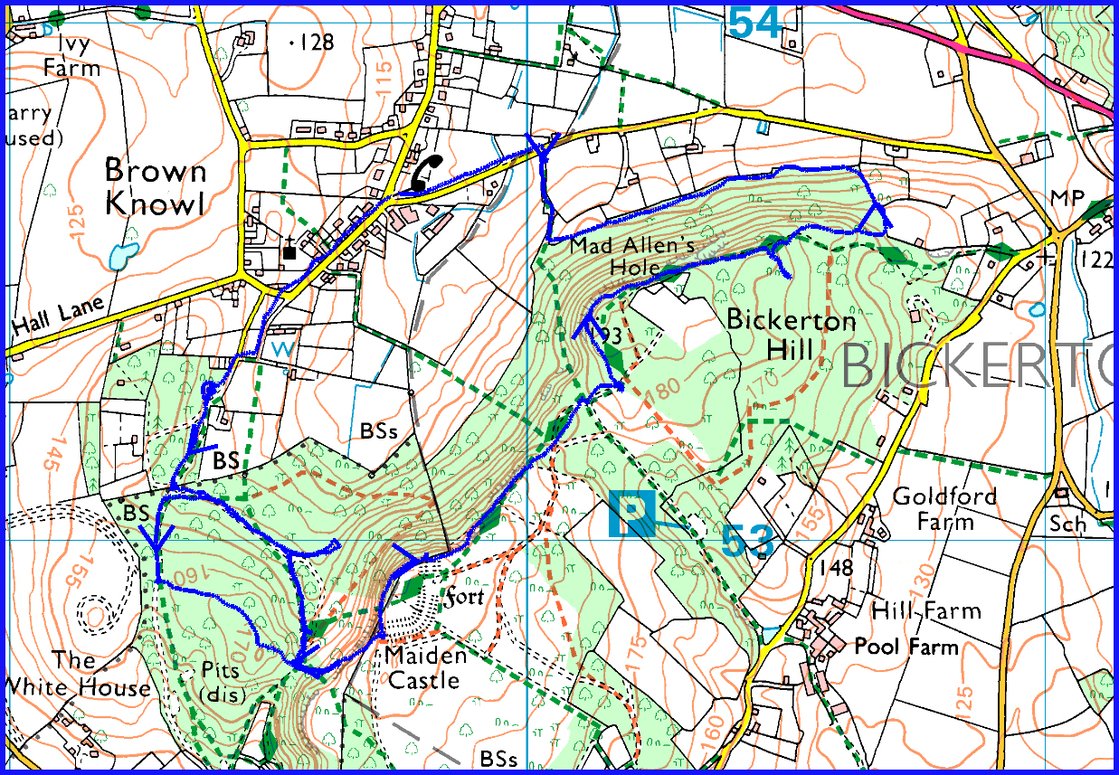 Postcard from Timperley Monday 7 December 2020 Brown Knowl and