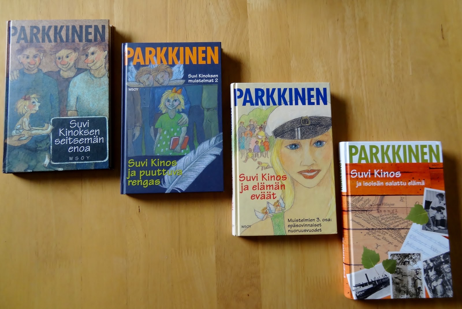 1001 kirjaa ja yksi pieni elämä: Jukka Parkkinen: Osku- ja Suvi Kinos  -sarjat