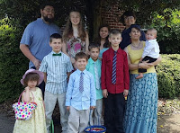 The family at Pascha (Orthodox Easter)