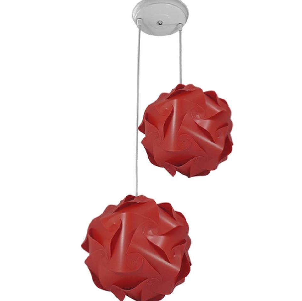 MIMOS DA PATI Lindas Luminárias 2 bolas Orbit (Iq Light) Cód. 029