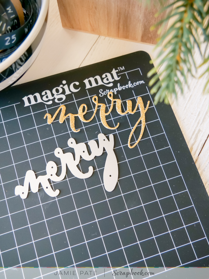 How to Make a Simple Merry Card by Jamie Pate