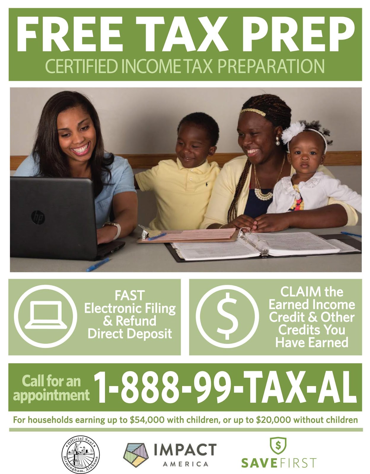 Free Tax Prep Assistance and Forms at Birmingham Public Library
