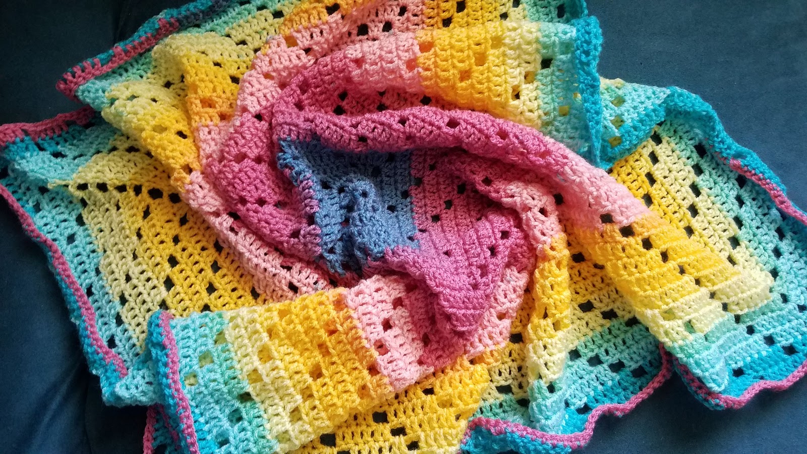 Yarncraft by Susan The Fairy Slippers Blanket free pattern