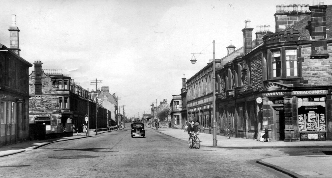 Tour Scotland Old Photographs Main Street Larbert Scotland