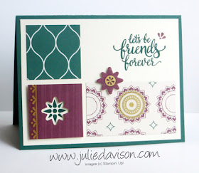 Stampin' Up! Eastern Palace ~ Eastern Beauty ~ 2017-2018 Annual Catalog ~ In Color Card ~ www.juliedavison.com