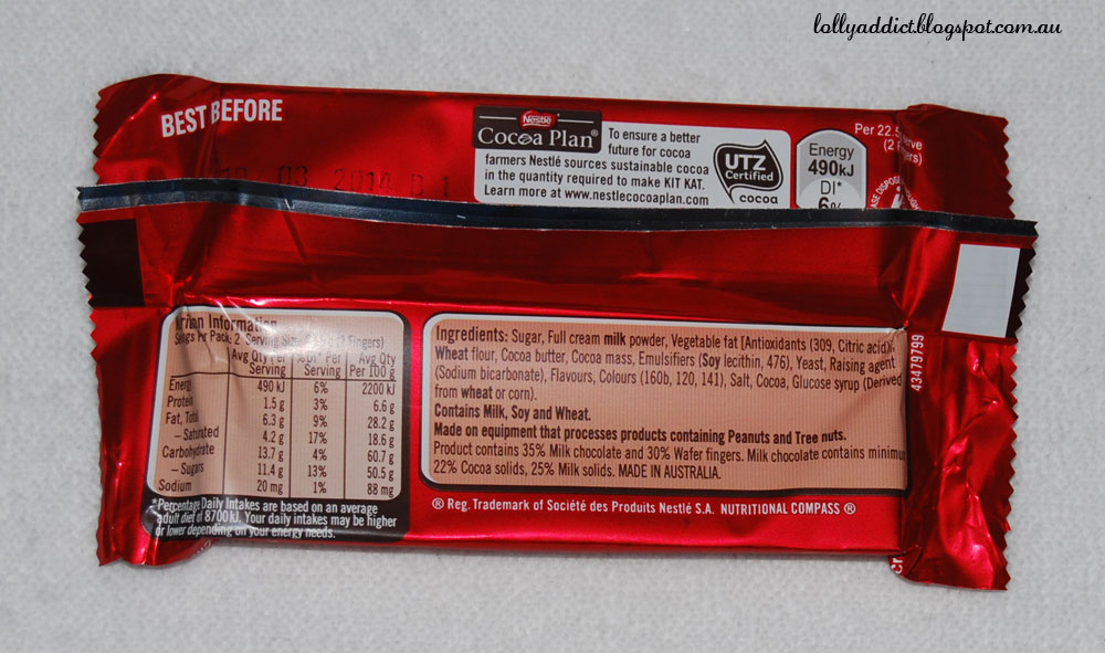 Lolly Addict Australian Confectionery Reviews Kit Kat Caramel Duo