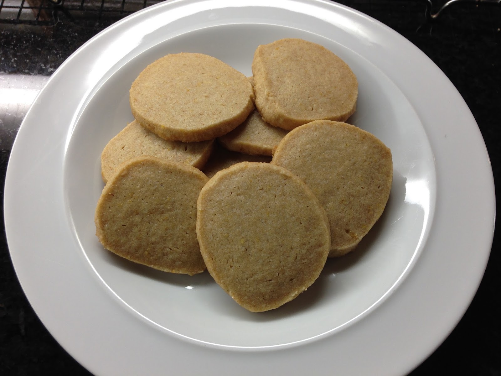 Desktop Retreat Shortbread Cookies with Spelt and Rice Flour