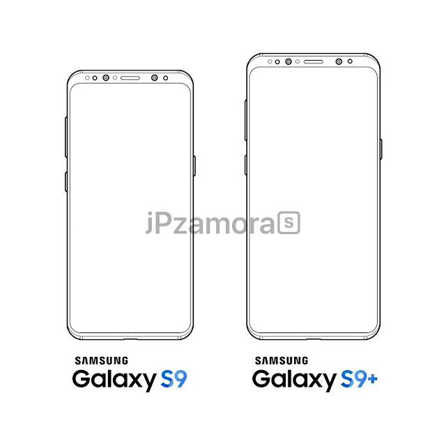 豎直雙鏡頭、後置指紋位置變了： Samsung Galaxy S9 CAD 設計圖曝光；屏幕上下巴變得更窄了！ 3