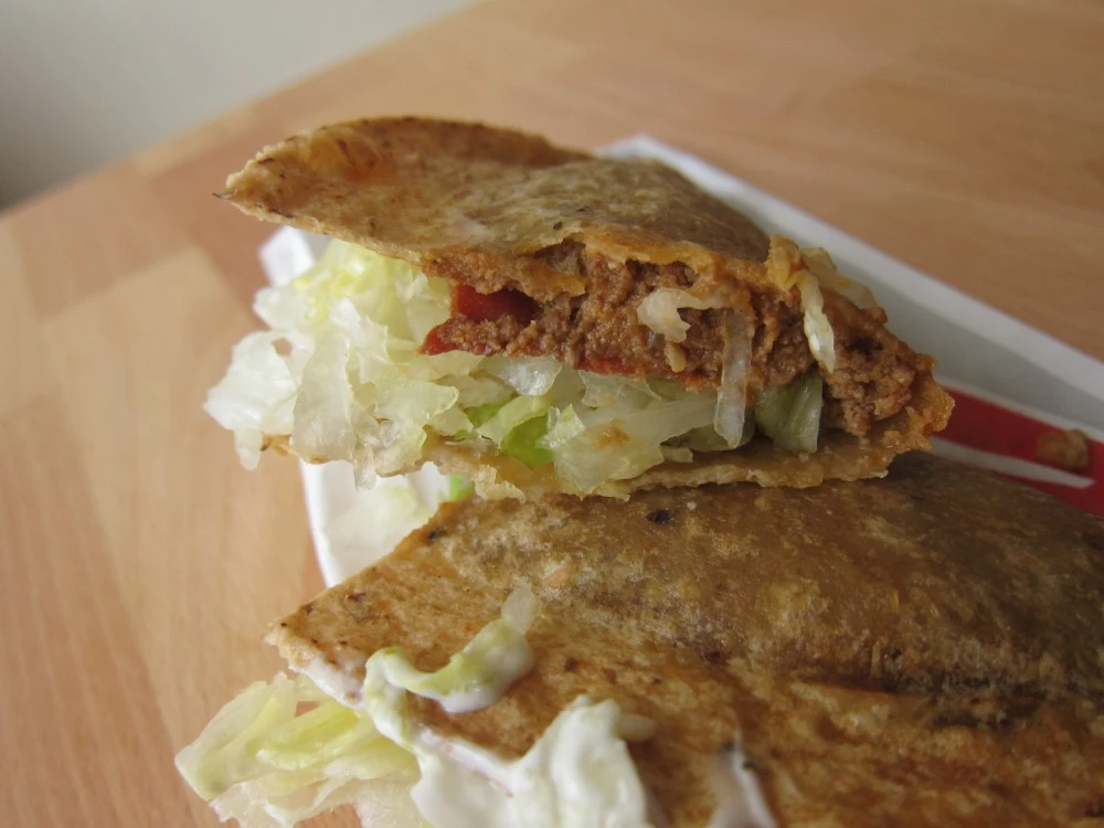 Review Jack in the Box Bacon Ranch Monster Taco Brand Eating