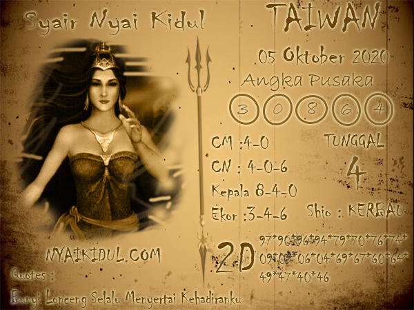 Syair Nyai Taiwan 05 Oktober 2020
