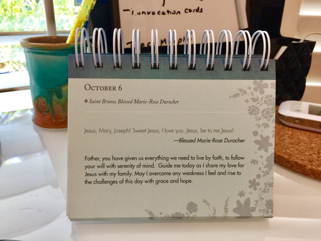 Spiritual Woman The Catholic Mom's Desk Calendar OneMinute Prayers