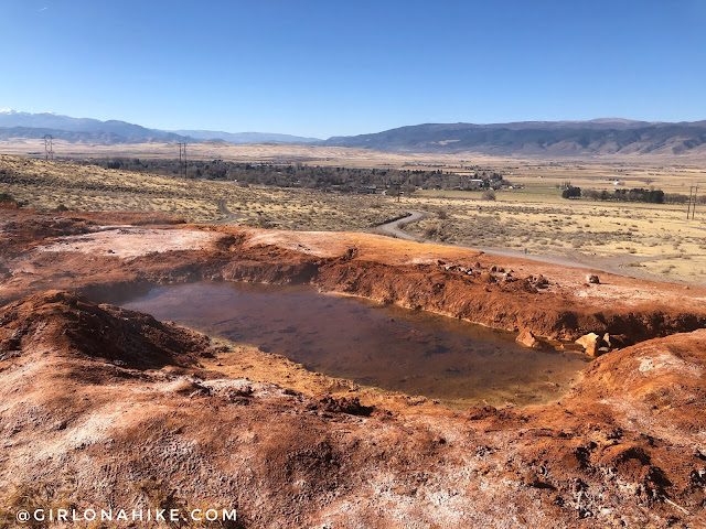 Soaking at Red Hill Hot Springs, Utah