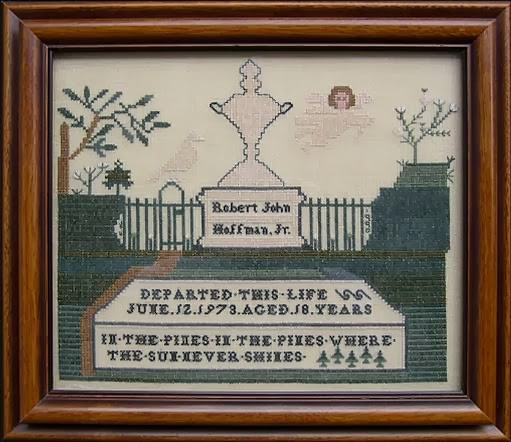 Our Scarlet Letter Years Gallery: Mourning Sampler
