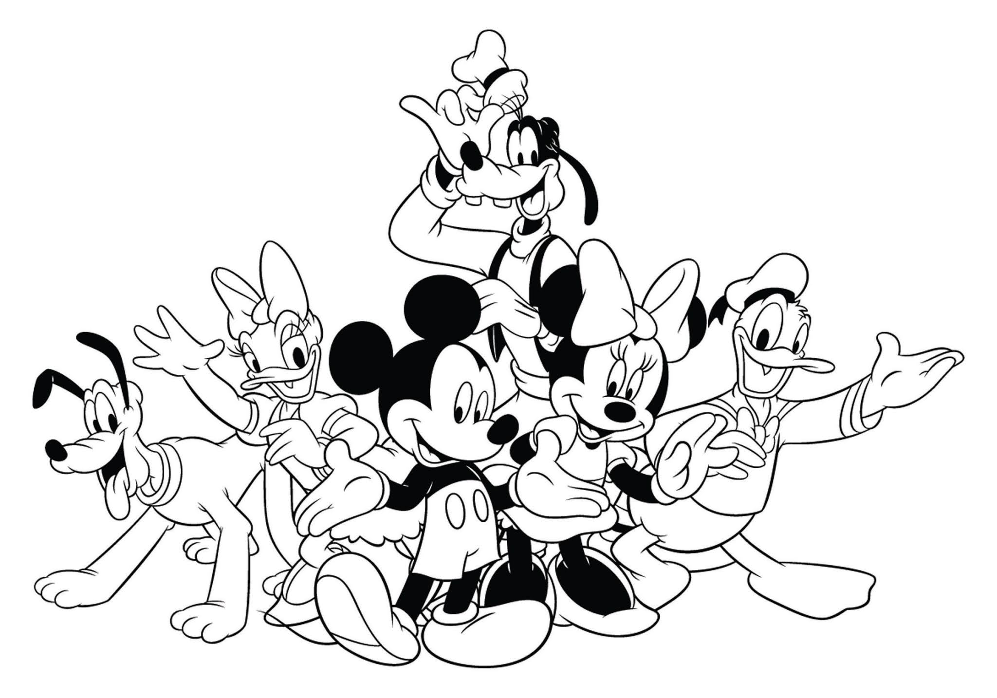 Mickey And Friends Coloring Pages ~ Coloring Pages