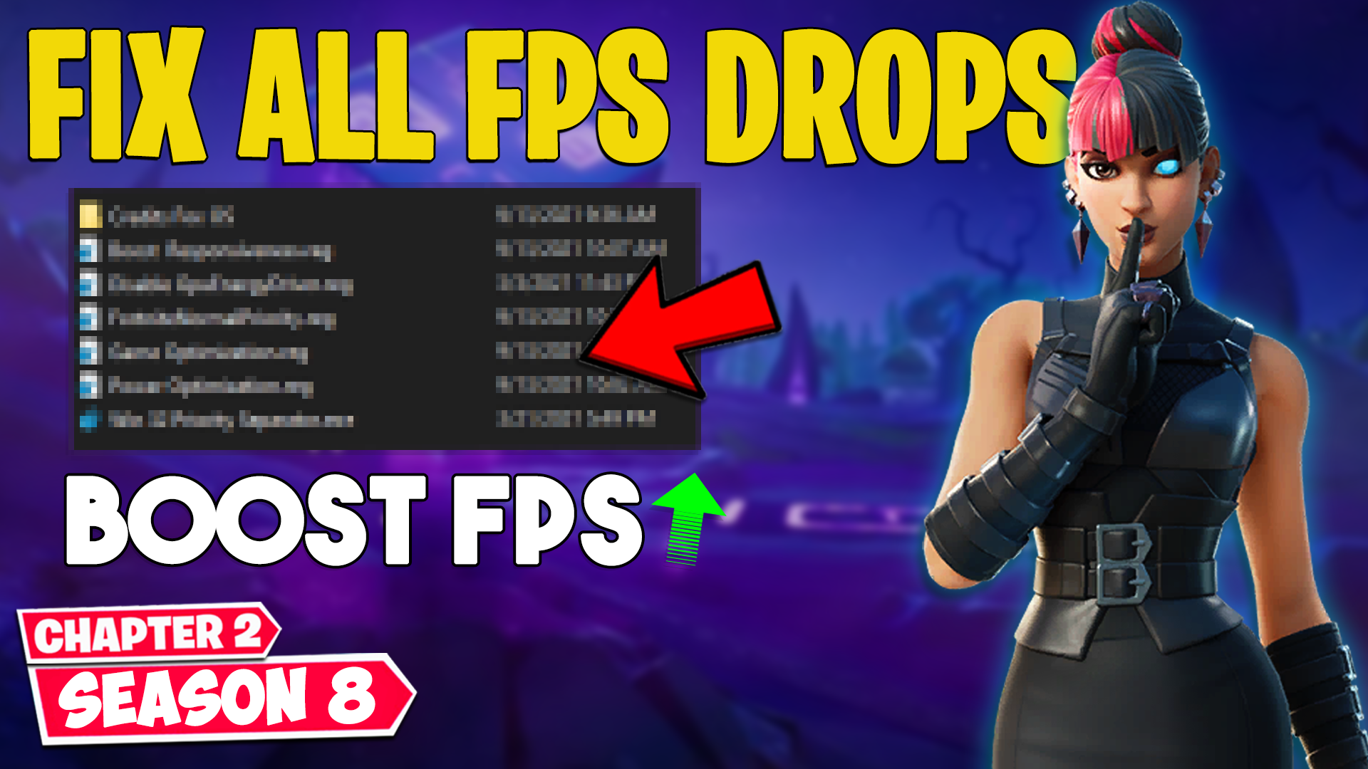 Fix FPS Drops & Boost FPS in Fortnite Chapter 2 Season 8 Reknotic Lab