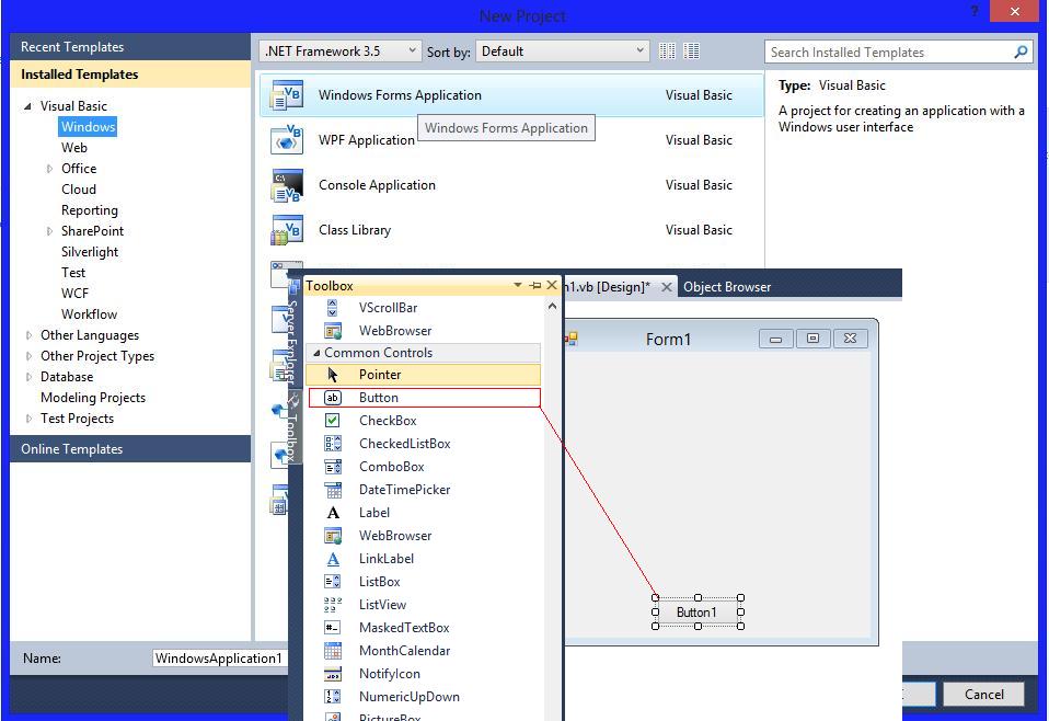 .NET Programming Heaven: VB.net Hello world Tutorial