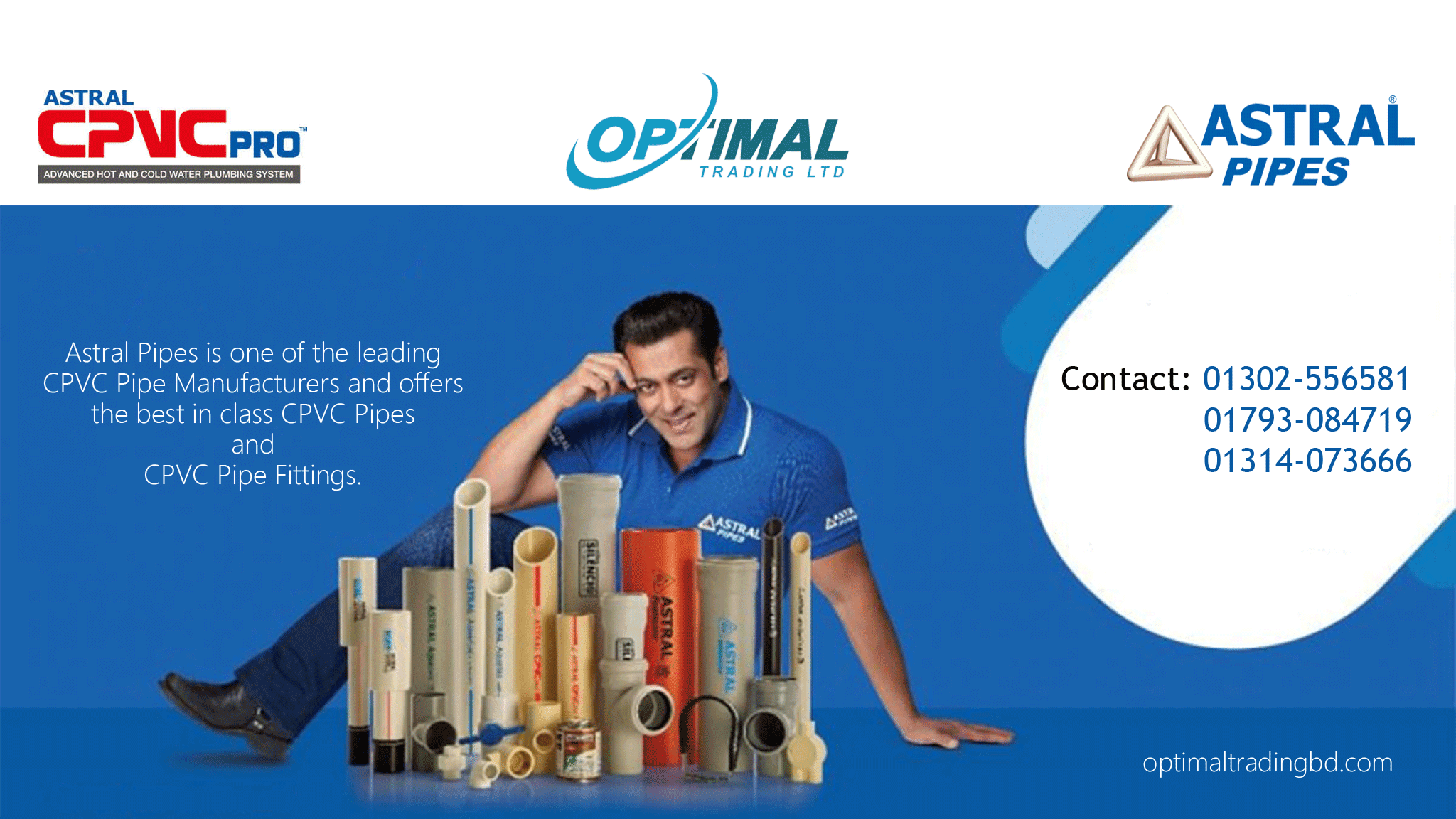 Astral Cpvc Pipes & Fittings in Dhaka, Bangladesh