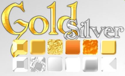 Styles Gold Silver Text Photoshop