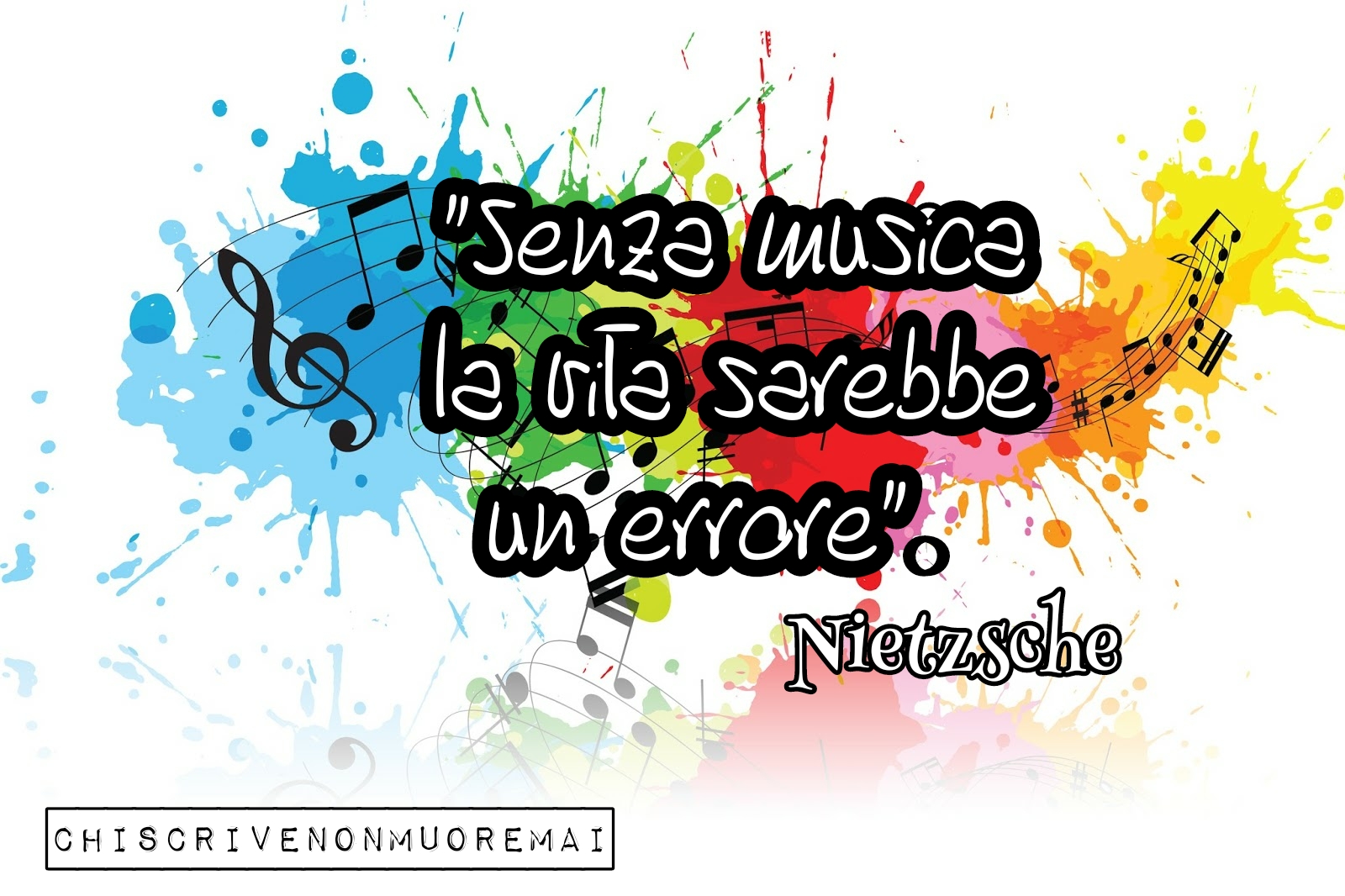 Chi scrive non muore mai Buona domenica a chi ama la musica Chi scrive non muore mai Buona domenica a chi ama la musica