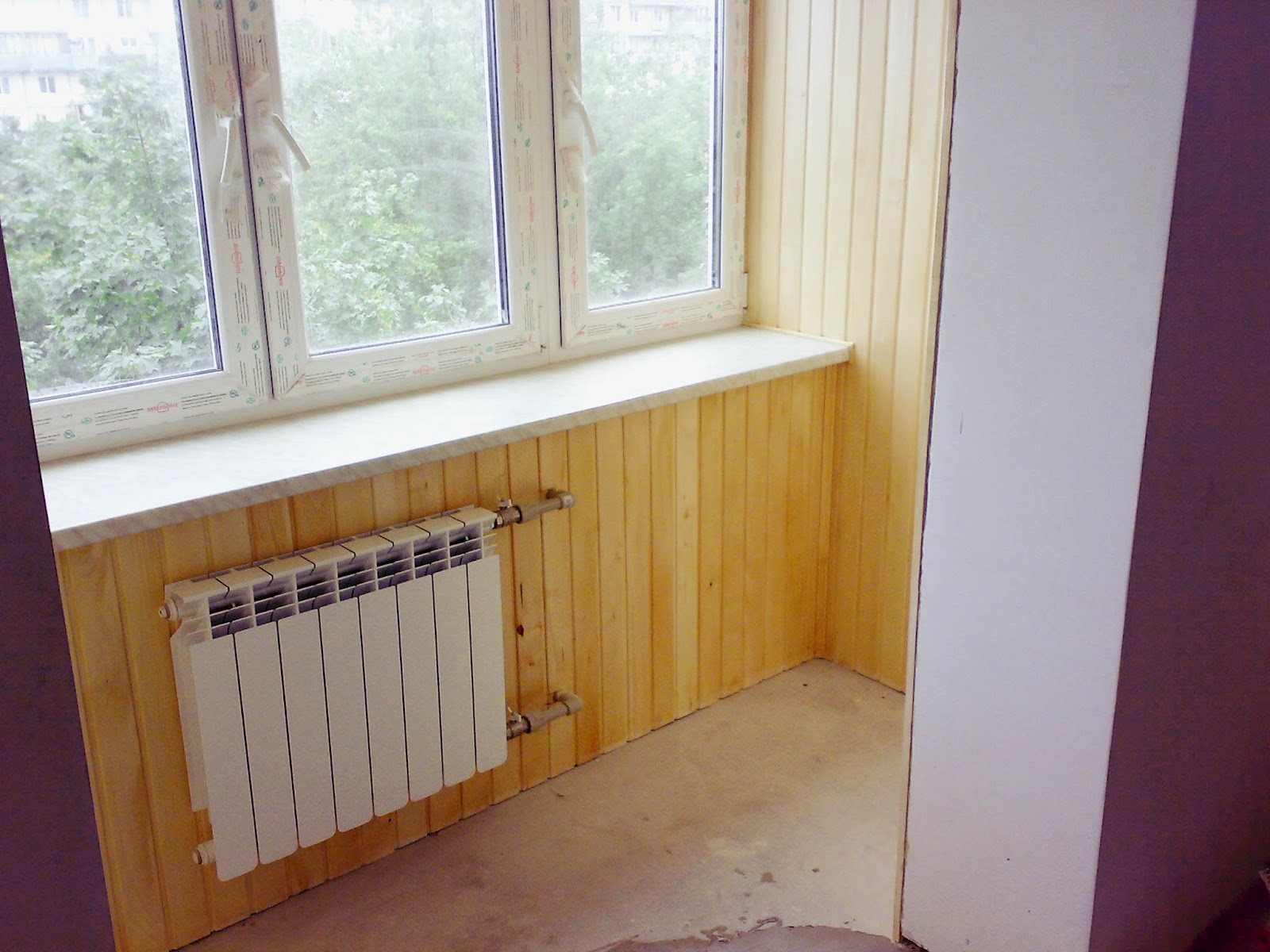 Строительные работы. Мастер: Ремонт балкона. Вагонка. Утепление стен.