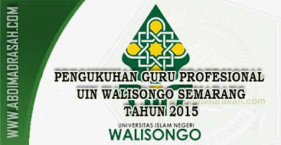 Pengukuhan Guru Profesional LPTK UIN Walisongo Semarang Tahun 2015