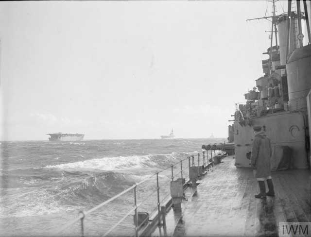 Aircraft carrier HMS Eagle in the Mediterranean, 7 March 1942 worldwartwo.filminspector.com