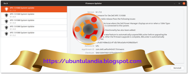 gnome firmware updater 1