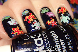 animal nail polish design 1
