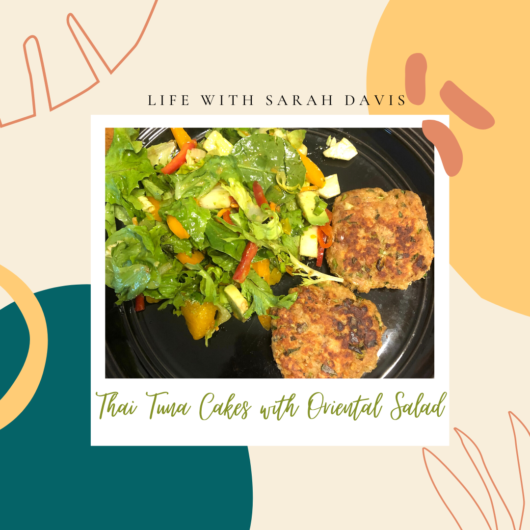 Thai Inspired Tuna Cakes with Oriental Salad