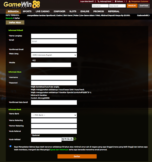 WIN88 VIA PULSA TANPA POTONGAN | LINK ALTERNATIF WIN88