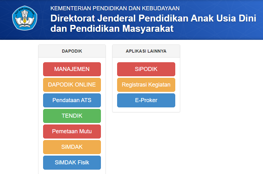 Gambar pengisian RKAS aplikasi SIMDAK BOP-PAUD tahun 2020