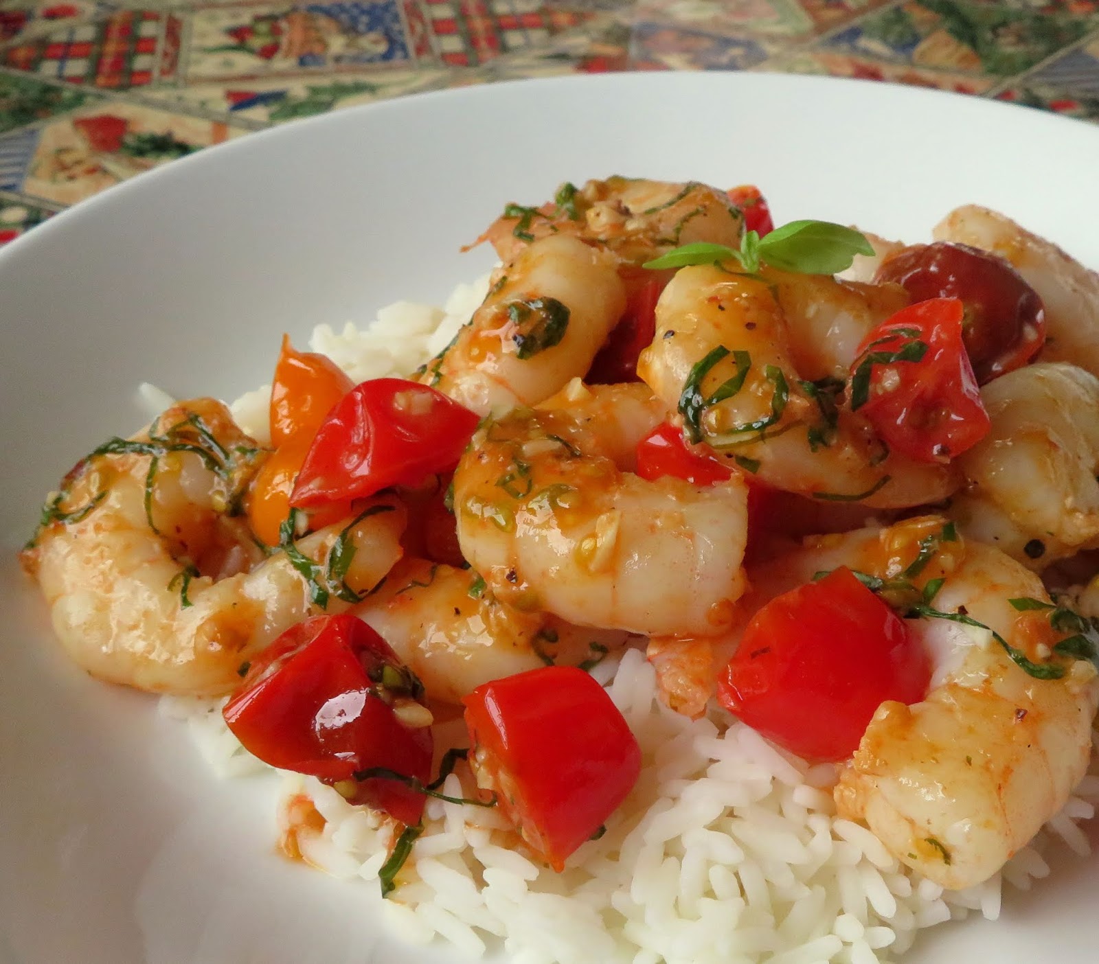The English Kitchen Garlic & Basil King Prawns